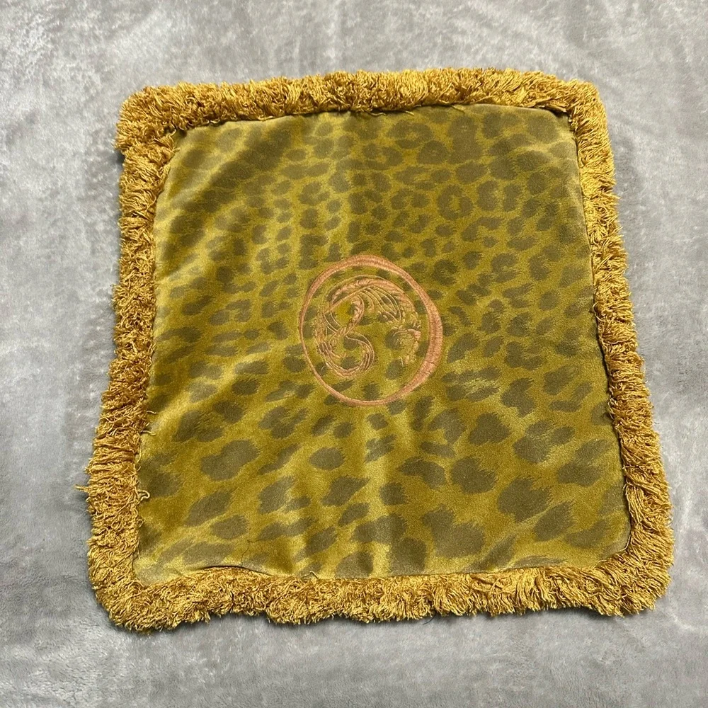 Roberto Cavalli home pillow case used has signs of wear